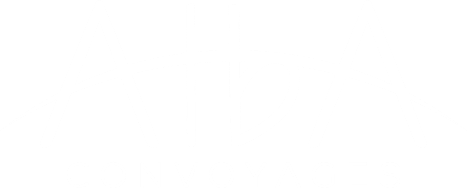 Logo Alba Convoyages en blanc